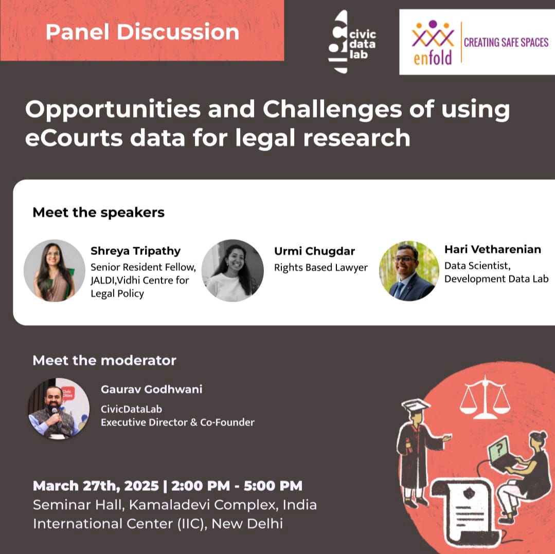 Opportunities and Challenges of using eCourts data for legal research