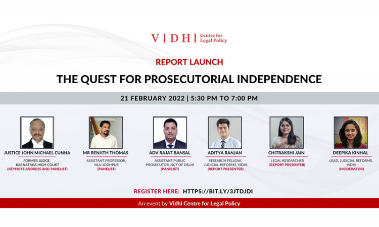 Report Launch: The Quest for Prosecutorial Independence