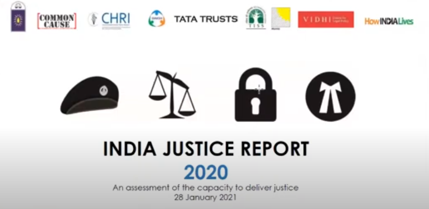 Watch: Launch of the India Justice Report 2020 and the Discussion