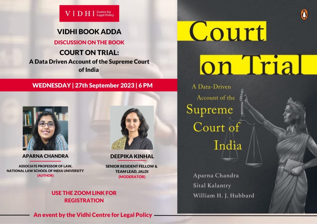 Court on Trial: A data-driven account of the Supreme Court of India